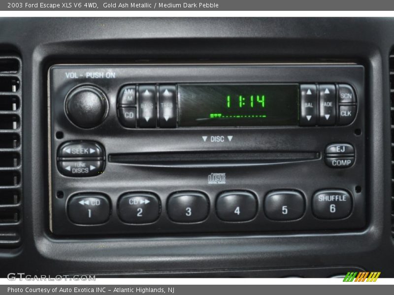 Audio System of 2003 Escape XLS V6 4WD