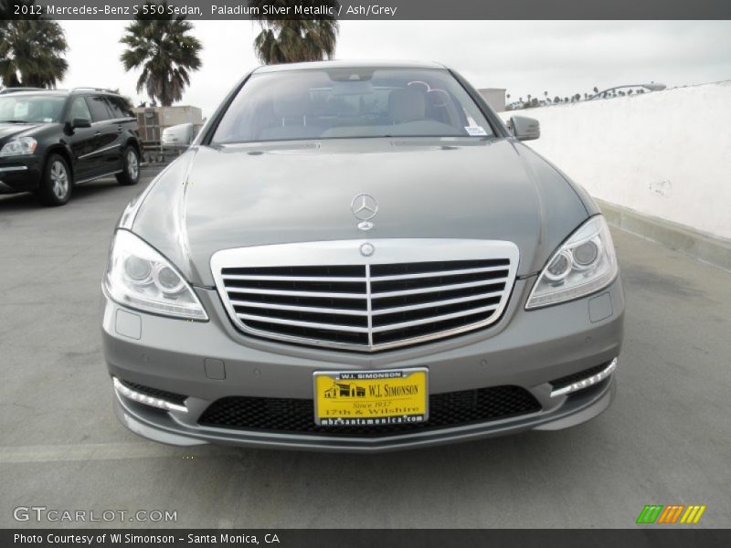 Paladium Silver Metallic / Ash/Grey 2012 Mercedes-Benz S 550 Sedan