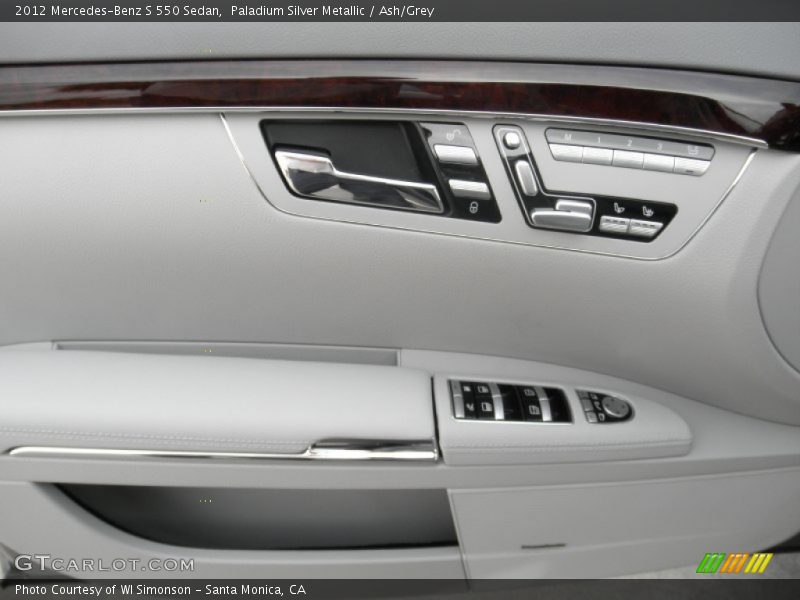 Paladium Silver Metallic / Ash/Grey 2012 Mercedes-Benz S 550 Sedan