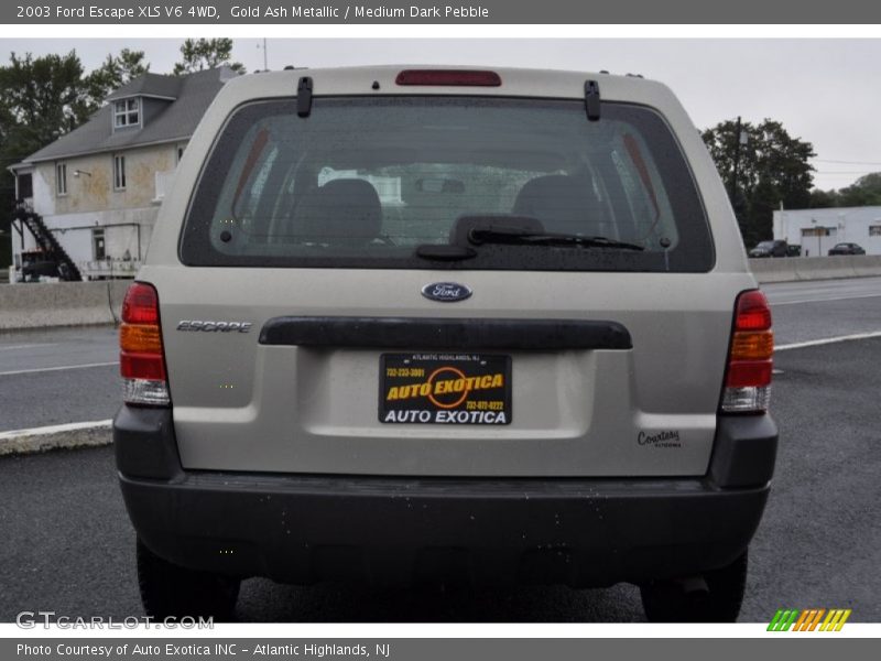 Gold Ash Metallic / Medium Dark Pebble 2003 Ford Escape XLS V6 4WD