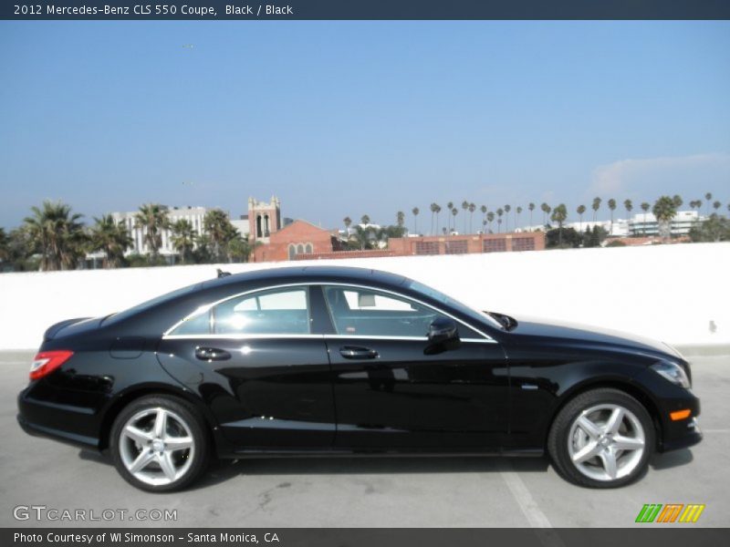 Black / Black 2012 Mercedes-Benz CLS 550 Coupe