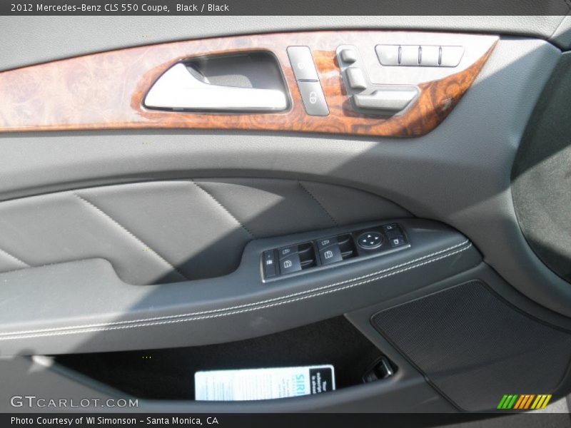 Black / Black 2012 Mercedes-Benz CLS 550 Coupe