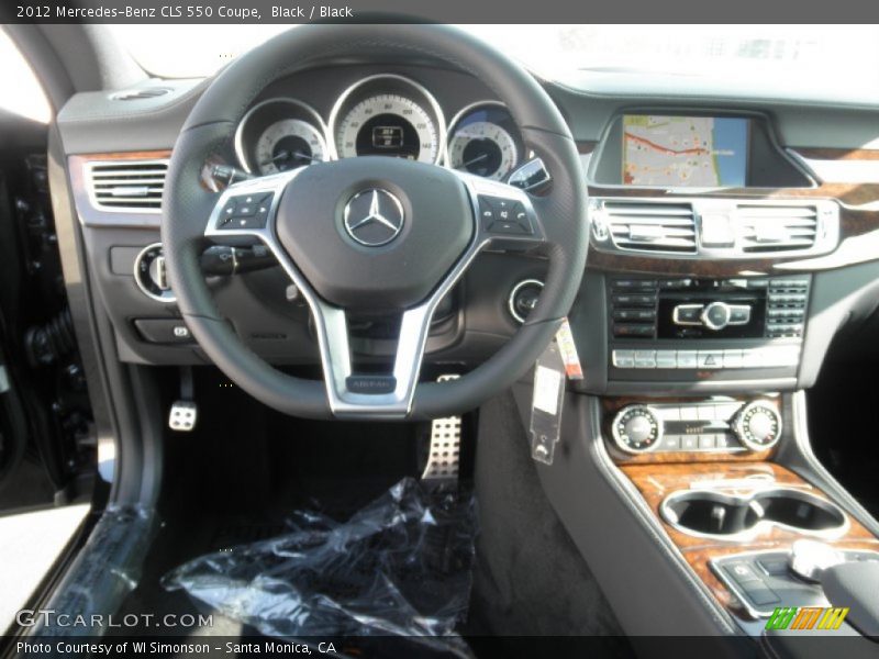 Black / Black 2012 Mercedes-Benz CLS 550 Coupe