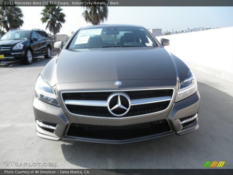 Indium Grey Metallic / Black 2012 Mercedes-Benz CLS 550 Coupe