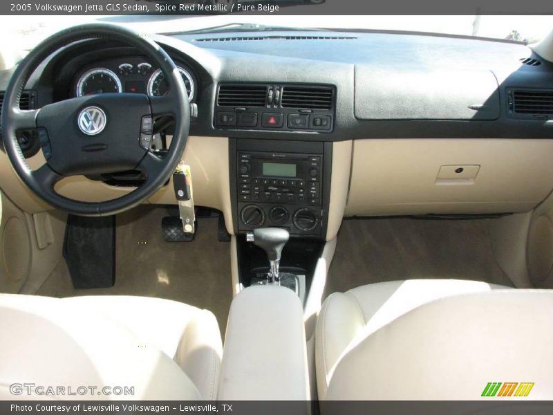 Spice Red Metallic / Pure Beige 2005 Volkswagen Jetta GLS Sedan