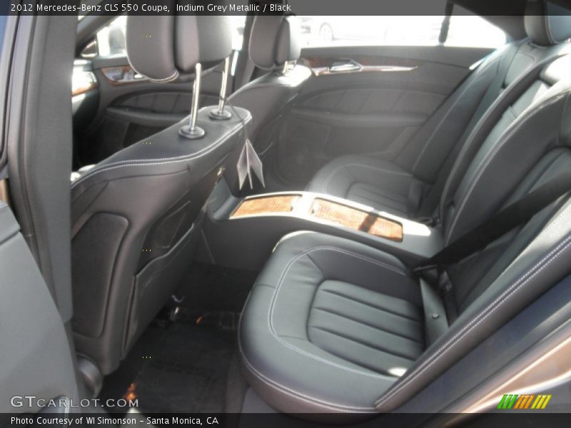 Indium Grey Metallic / Black 2012 Mercedes-Benz CLS 550 Coupe