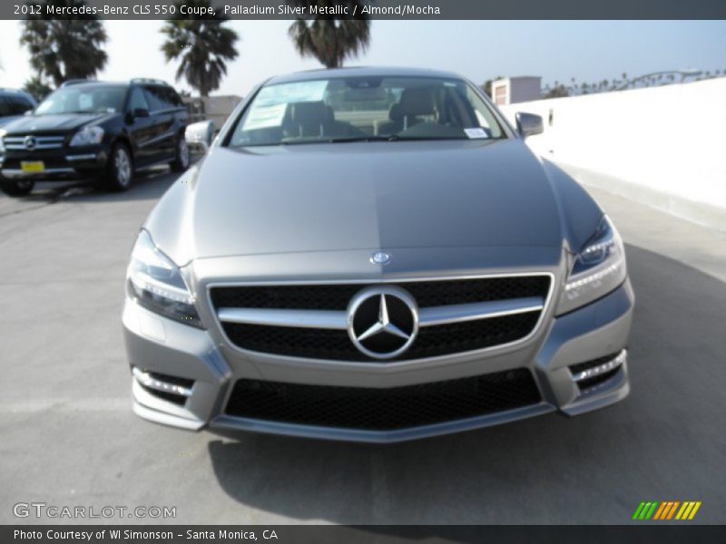 Palladium Silver Metallic / Almond/Mocha 2012 Mercedes-Benz CLS 550 Coupe