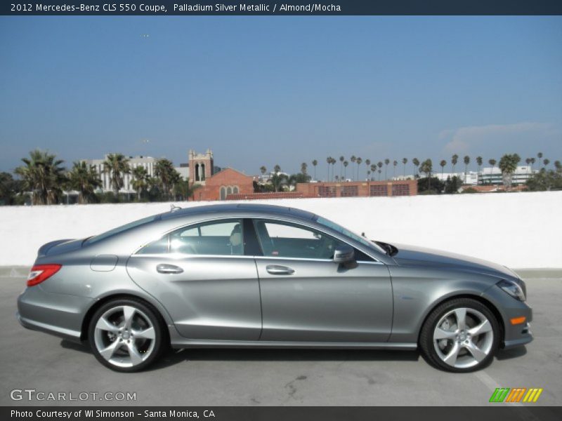 Palladium Silver Metallic / Almond/Mocha 2012 Mercedes-Benz CLS 550 Coupe