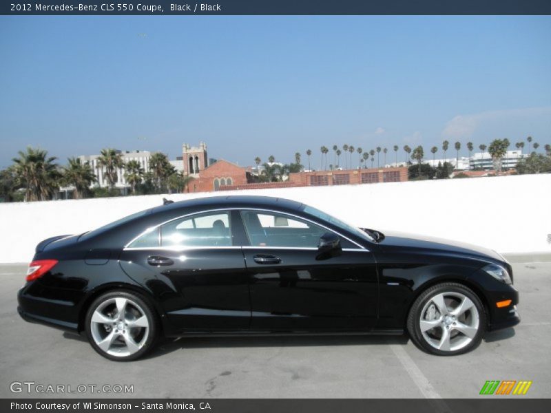 Black / Black 2012 Mercedes-Benz CLS 550 Coupe