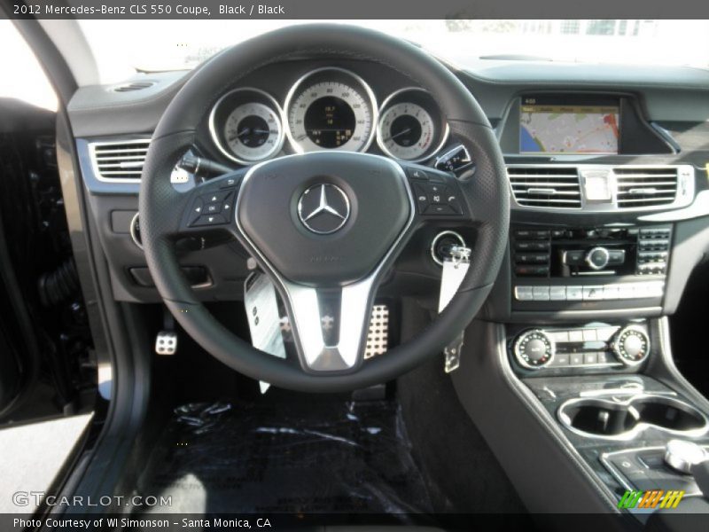 Black / Black 2012 Mercedes-Benz CLS 550 Coupe