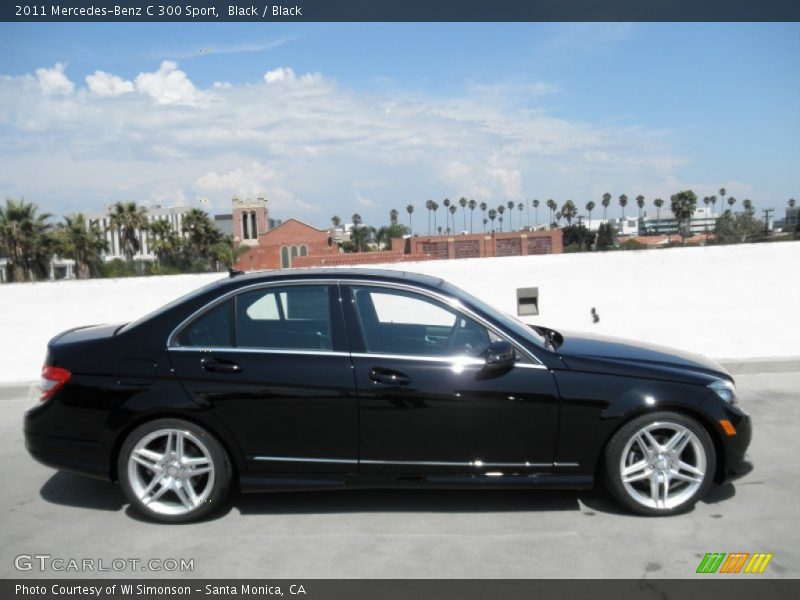 Black / Black 2011 Mercedes-Benz C 300 Sport