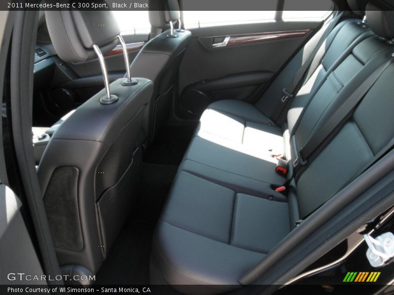 Black / Black 2011 Mercedes-Benz C 300 Sport