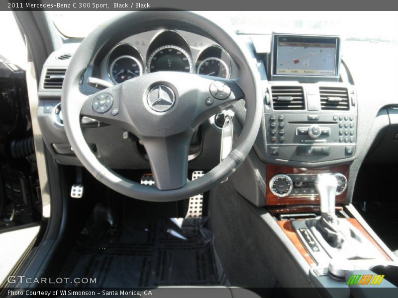 Black / Black 2011 Mercedes-Benz C 300 Sport