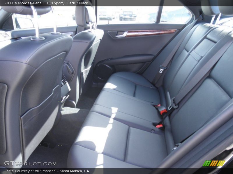 Black / Black 2011 Mercedes-Benz C 300 Sport