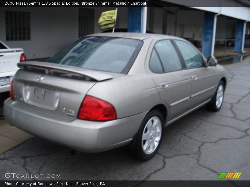 Bronze Shimmer Metallic / Charcoal 2006 Nissan Sentra 1.8 S Special Edition