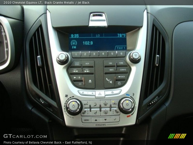Controls of 2010 Equinox LT