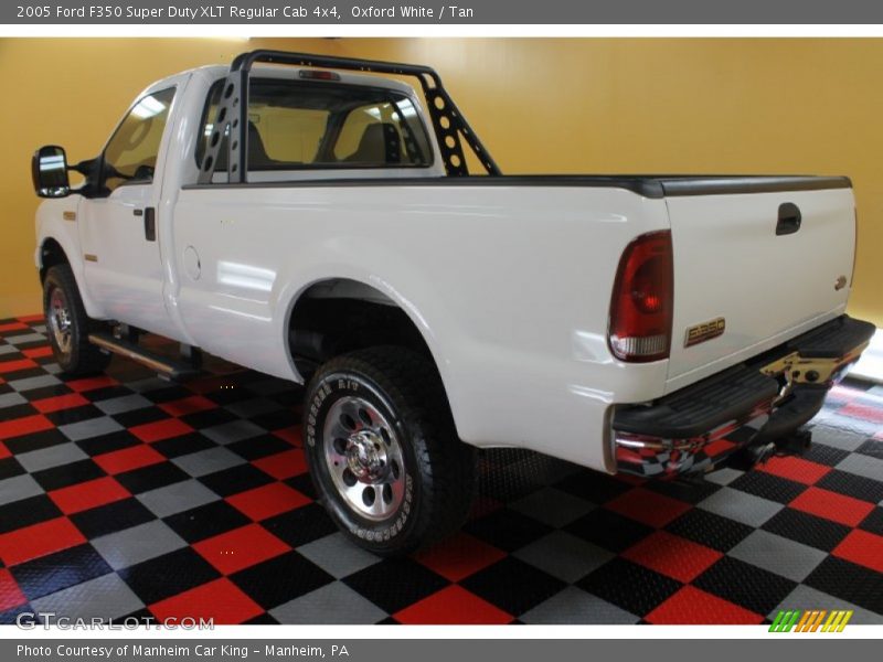 Oxford White / Tan 2005 Ford F350 Super Duty XLT Regular Cab 4x4