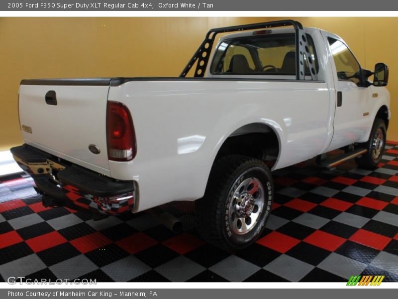 Oxford White / Tan 2005 Ford F350 Super Duty XLT Regular Cab 4x4