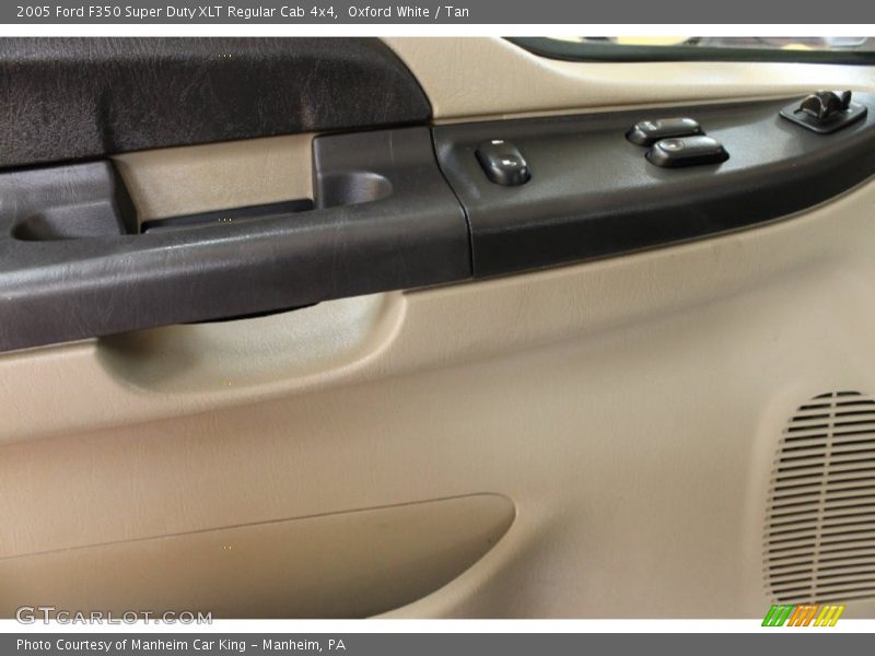 Oxford White / Tan 2005 Ford F350 Super Duty XLT Regular Cab 4x4