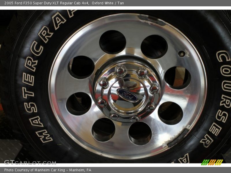 Oxford White / Tan 2005 Ford F350 Super Duty XLT Regular Cab 4x4