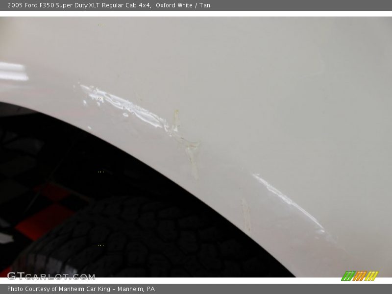 Oxford White / Tan 2005 Ford F350 Super Duty XLT Regular Cab 4x4
