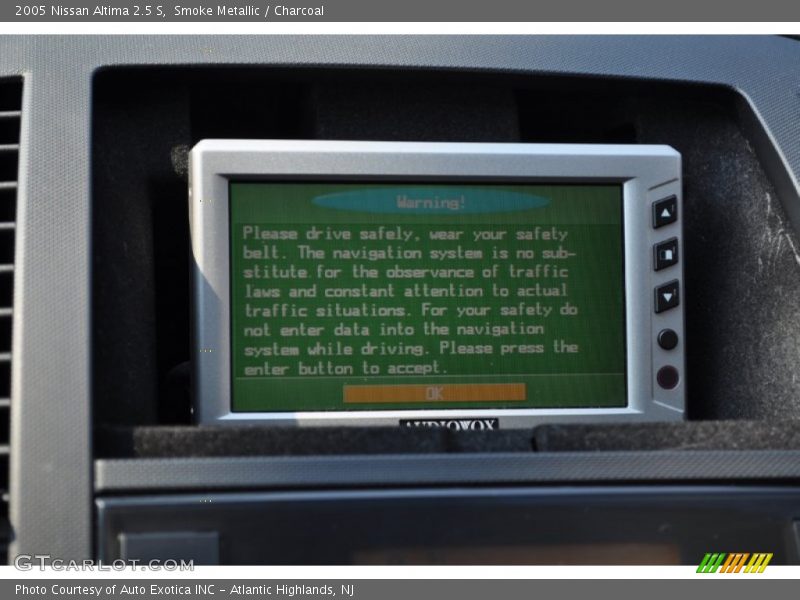 Smoke Metallic / Charcoal 2005 Nissan Altima 2.5 S