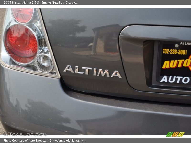 Smoke Metallic / Charcoal 2005 Nissan Altima 2.5 S