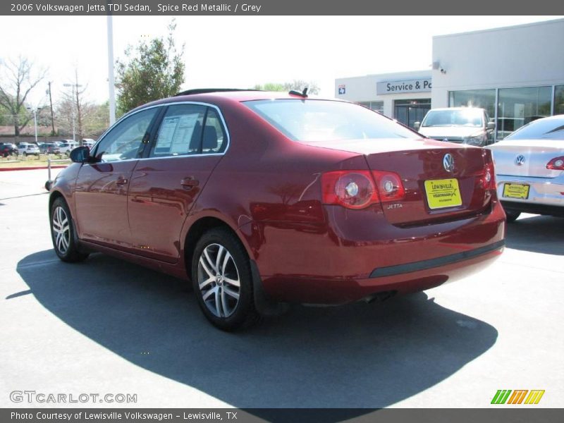 Spice Red Metallic / Grey 2006 Volkswagen Jetta TDI Sedan