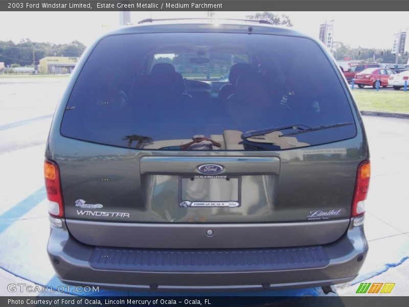 Estate Green Metallic / Medium Parchment 2003 Ford Windstar Limited