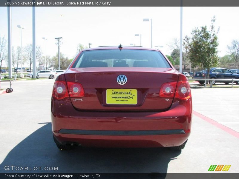Spice Red Metallic / Grey 2006 Volkswagen Jetta TDI Sedan