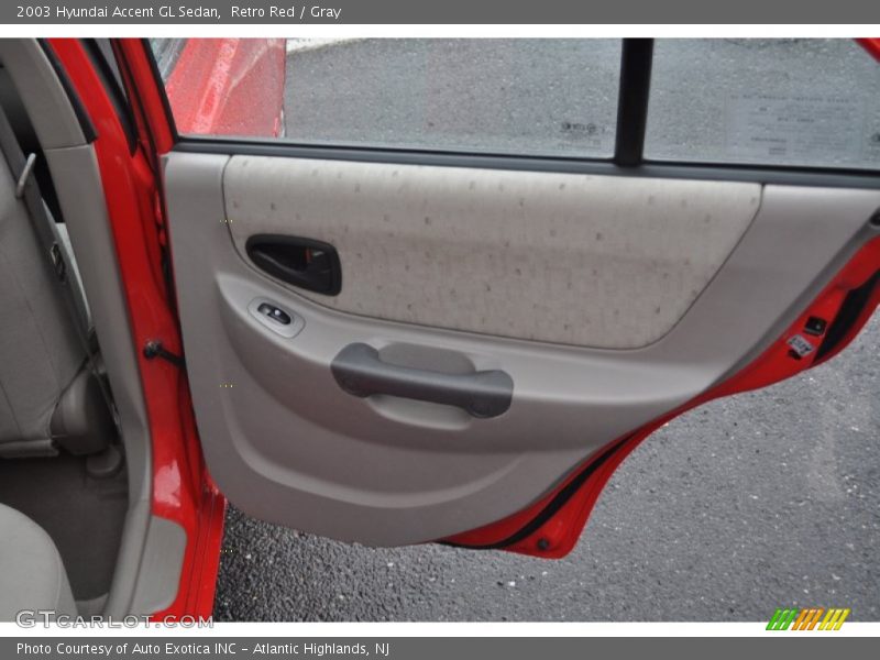 Door Panel of 2003 Accent GL Sedan