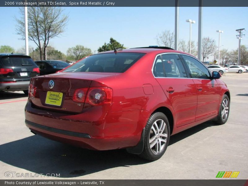 Spice Red Metallic / Grey 2006 Volkswagen Jetta TDI Sedan