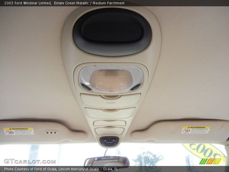 Estate Green Metallic / Medium Parchment 2003 Ford Windstar Limited