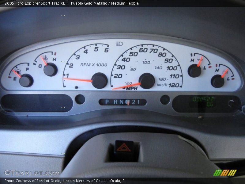 Pueblo Gold Metallic / Medium Pebble 2005 Ford Explorer Sport Trac XLT
