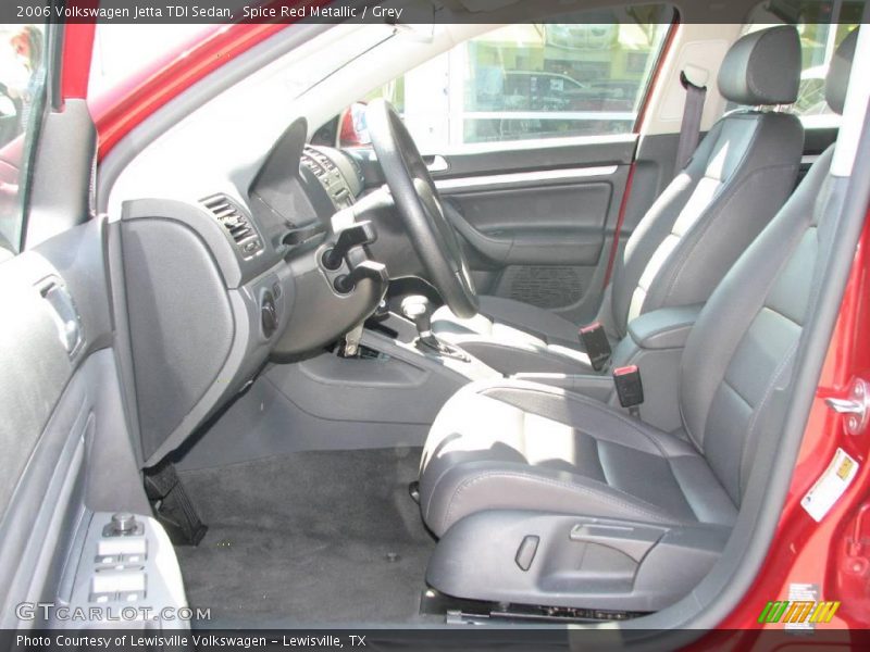 Spice Red Metallic / Grey 2006 Volkswagen Jetta TDI Sedan
