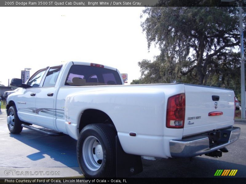 Bright White / Dark Slate Gray 2005 Dodge Ram 3500 ST Quad Cab Dually