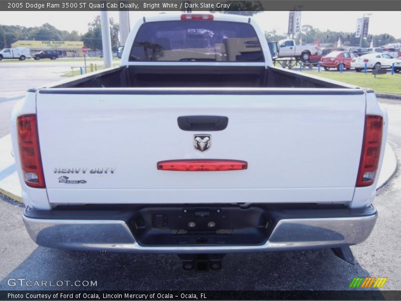 Bright White / Dark Slate Gray 2005 Dodge Ram 3500 ST Quad Cab Dually