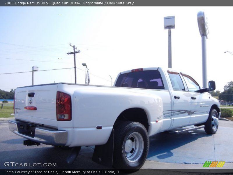 Bright White / Dark Slate Gray 2005 Dodge Ram 3500 ST Quad Cab Dually