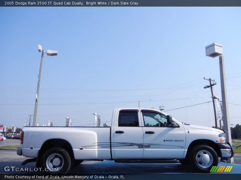 Bright White / Dark Slate Gray 2005 Dodge Ram 3500 ST Quad Cab Dually