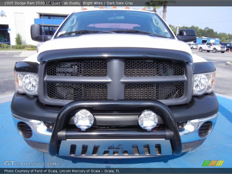 Bright White / Dark Slate Gray 2005 Dodge Ram 3500 ST Quad Cab Dually
