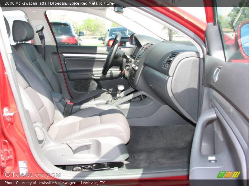 Spice Red Metallic / Grey 2006 Volkswagen Jetta TDI Sedan