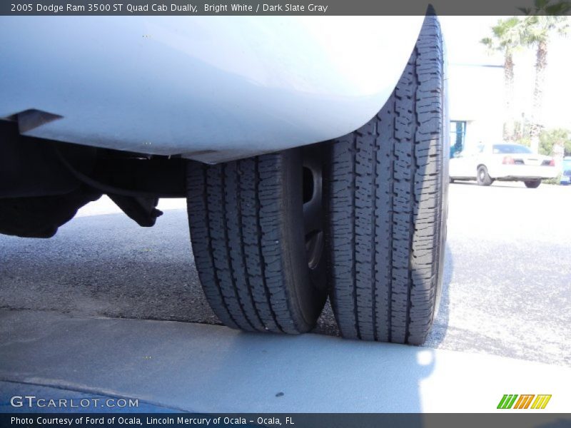 Bright White / Dark Slate Gray 2005 Dodge Ram 3500 ST Quad Cab Dually