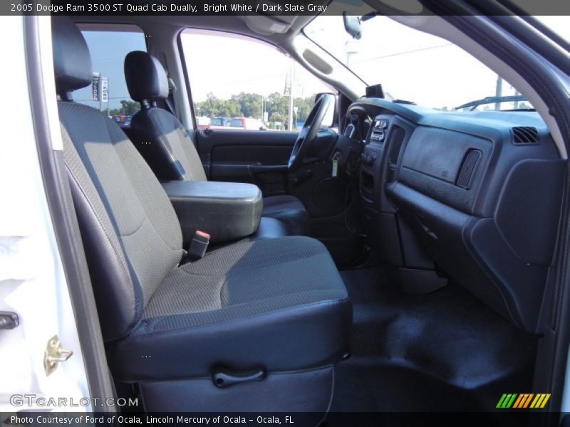 Bright White / Dark Slate Gray 2005 Dodge Ram 3500 ST Quad Cab Dually