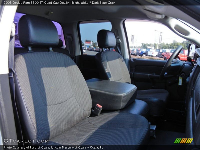 Bright White / Dark Slate Gray 2005 Dodge Ram 3500 ST Quad Cab Dually