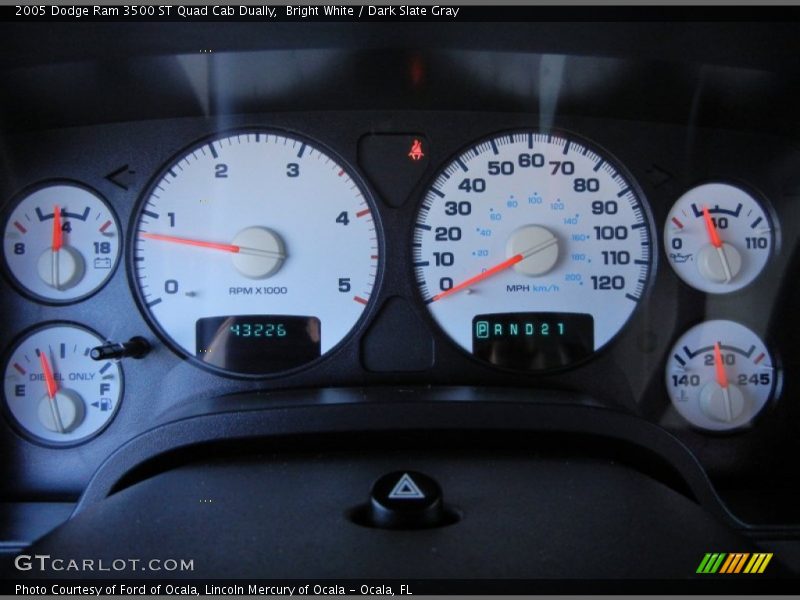  2005 Ram 3500 ST Quad Cab Dually ST Quad Cab Dually Gauges