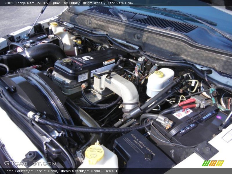  2005 Ram 3500 ST Quad Cab Dually Engine - 5.9 Liter OHV 24-Valve Cummins Turbo Diesel Inline 6 Cylinder