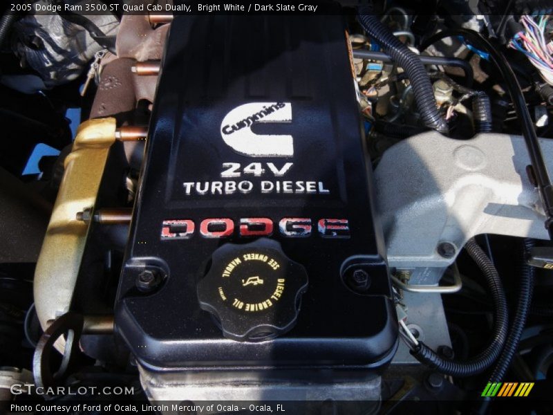  2005 Ram 3500 ST Quad Cab Dually Engine - 5.9 Liter OHV 24-Valve Cummins Turbo Diesel Inline 6 Cylinder