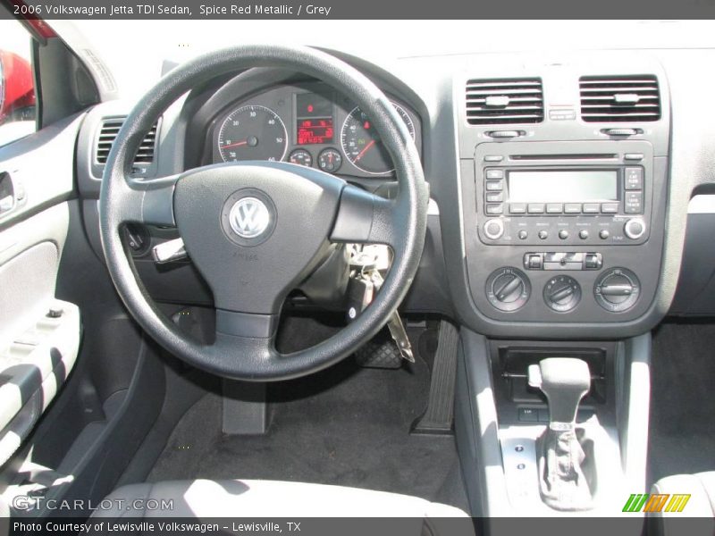 Spice Red Metallic / Grey 2006 Volkswagen Jetta TDI Sedan