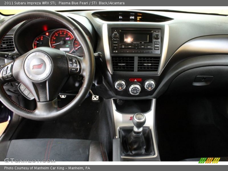 Dashboard of 2011 Impreza WRX STi