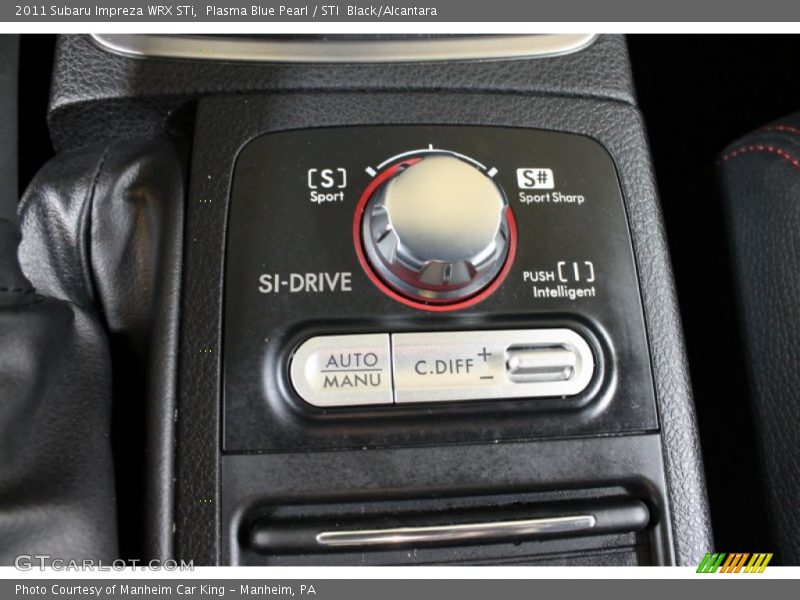 Controls of 2011 Impreza WRX STi